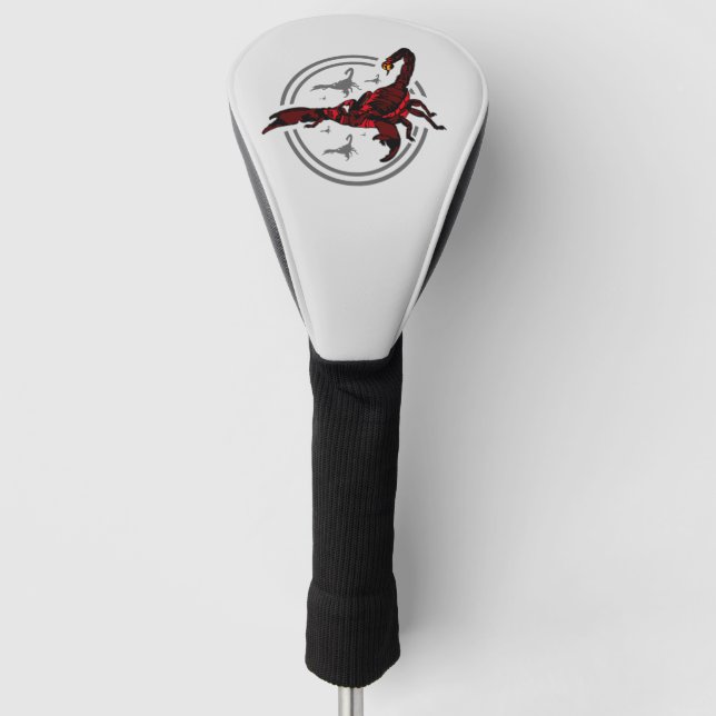 Funda Para Palo De Golf Escorpión rojo (Anverso)