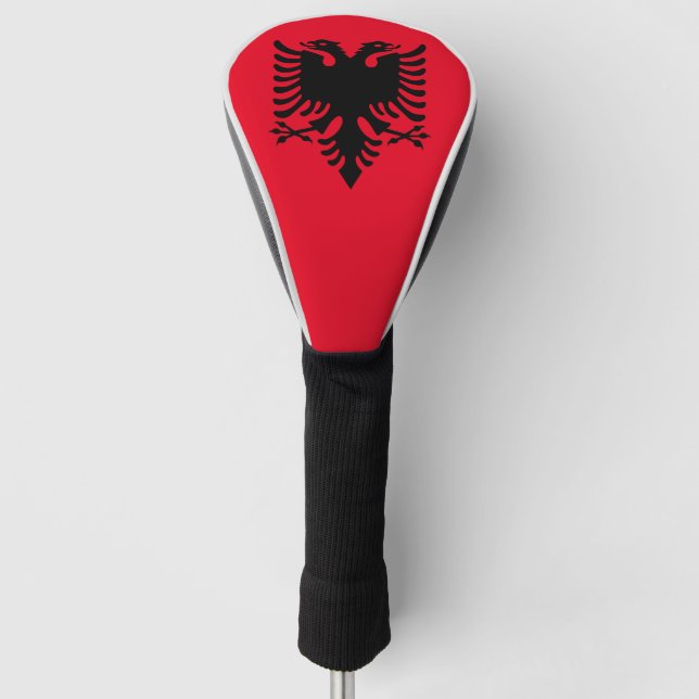 Funda Para Palo De Golf Escudo de armas albanés (Anverso)