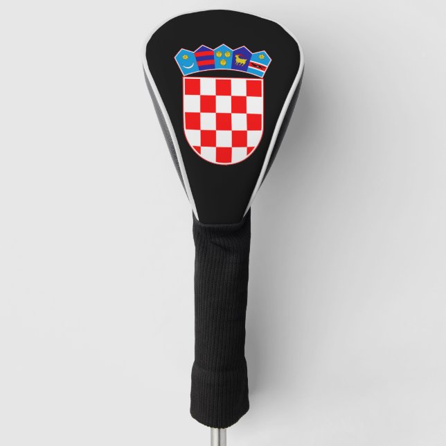 Funda Para Palo De Golf Escudo de armas de Croacia (Anverso)