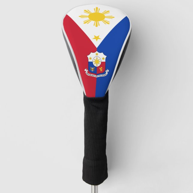 Funda Para Palo De Golf Escudo de armas de Filipinas  (Anverso)