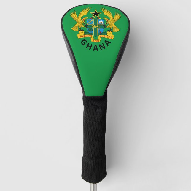Funda Para Palo De Golf Escudo de armas de Ghana (Anverso)