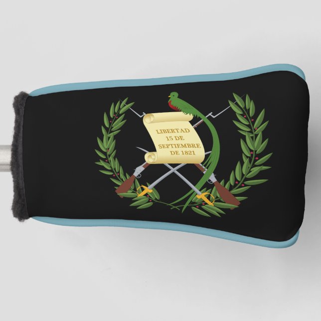 Funda Para Palo De Golf Escudo de armas de Guatemala (Anverso)