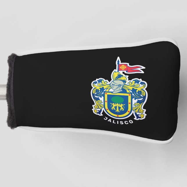 Funda Para Palo De Golf Escudo de armas de Jalisco, cubierta de cabeza de  (Anverso)