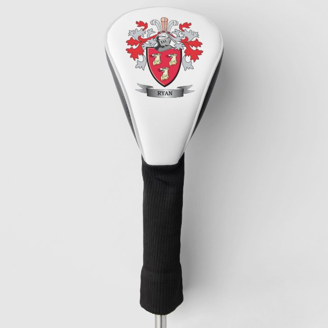 Funda Para Palo De Golf Escudo de armas de Ryan (Anverso)
