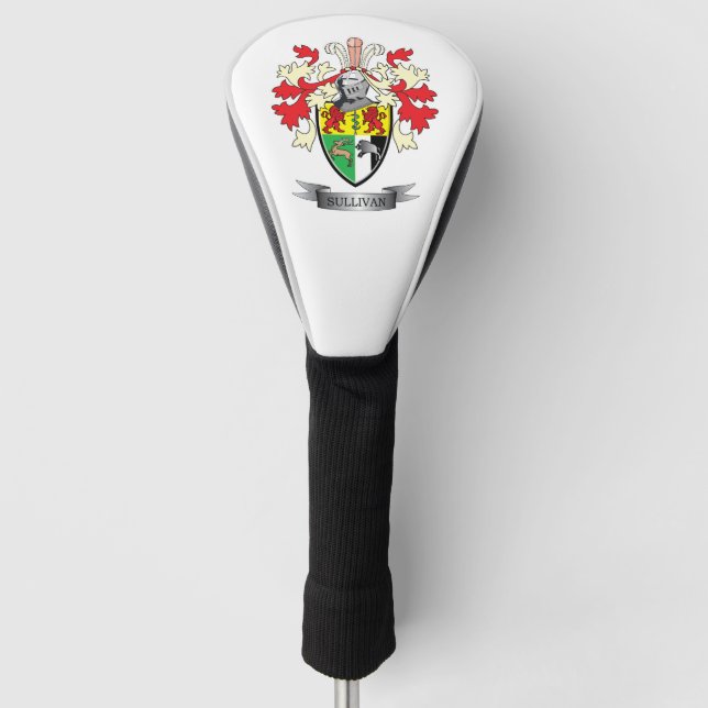Funda Para Palo De Golf Escudo de armas de Sullivan (Anverso)