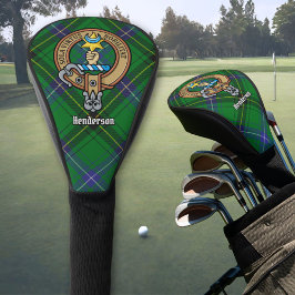 Funda Para Palo De Golf Escudo de armas del Clan Henderson sobre tartán
