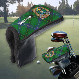 Funda Para Palo De Golf Escudo de armas del Clan Henderson sobre tartán