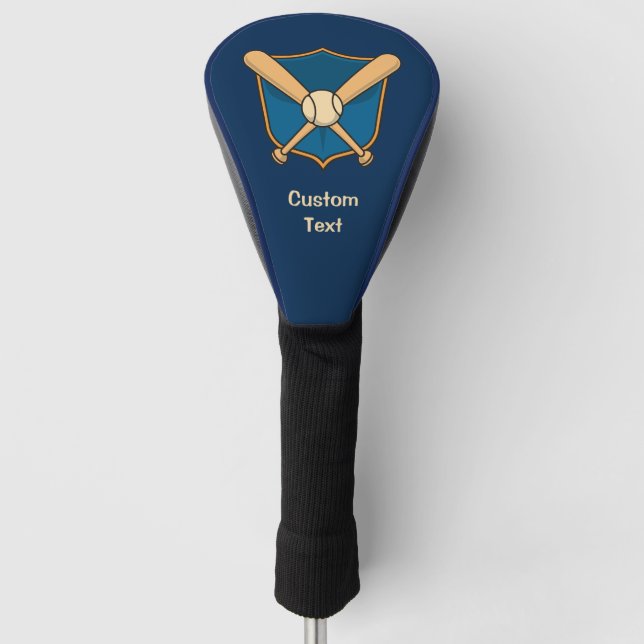 Funda Para Palo De Golf Escudo de béisbol (Anverso)