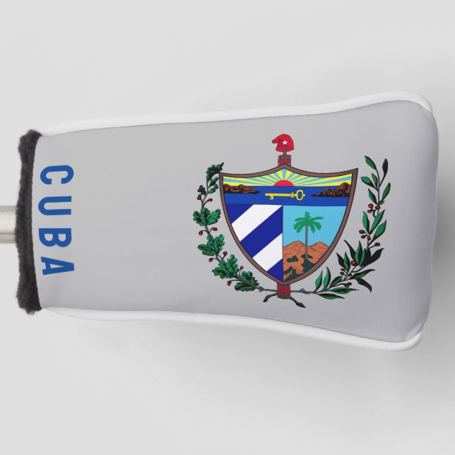 Funda Para Palo De Golf Escudo de Cuba (Anverso)