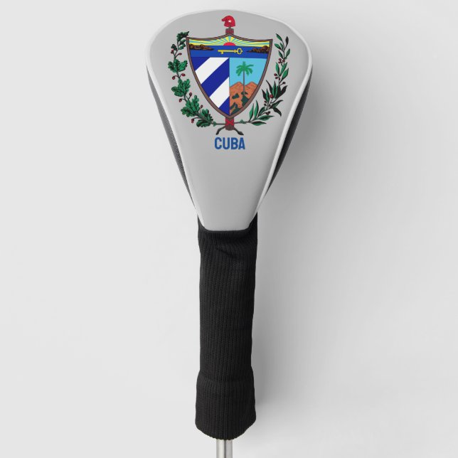 Funda Para Palo De Golf Escudo de Cuba (Anverso)