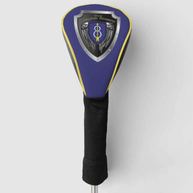 Funda Para Palo De Golf Escudo de la 8ª División de Infantería “Pathfinder (Anverso)