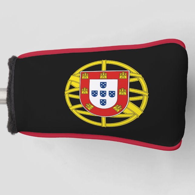 Funda Para Palo De Golf Escudo de Portugal (Lesser coa) Golf Head Co (Anverso)