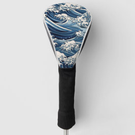 Funda Para Palo De Golf Escudos efímeros: Reimaginan las olas de Hokusai