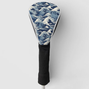 Funda Para Palo De Golf Escudos efímeros: Reimaginan las olas de Hokusai