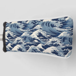 Funda Para Palo De Golf Escudos efímeros: Reimaginan las olas de Hokusai