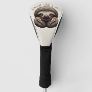 Funda Para Palo De Golf Eslogan lindo chillin como un profesional