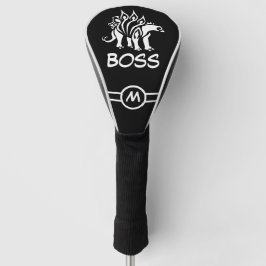 Funda Para Palo De Golf Espectacular estegosaurio blanco