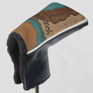 Funda Para Palo De Golf Espejismo del Desierto Dunas Terrosas Oasis Magia