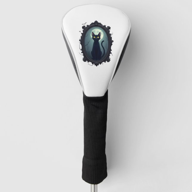 Funda Para Palo De Golf Espejo de gato embrujado (Anverso)