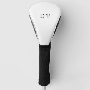 Funda Para Palo De Golf Espejo de Platino Grabado – Lujo Ultra‑Limpio