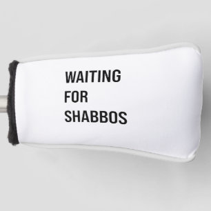 Funda Para Palo De Golf Esperando a Shabbos Hanukkah Jewish Funny