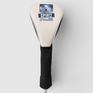 Funda Para Palo De Golf Espíritu de Lobo Ártico de Libertad Diseño de Vida