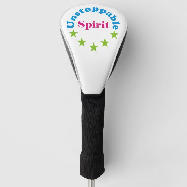 Funda Para Palo De Golf espíritu imparable (Anverso)