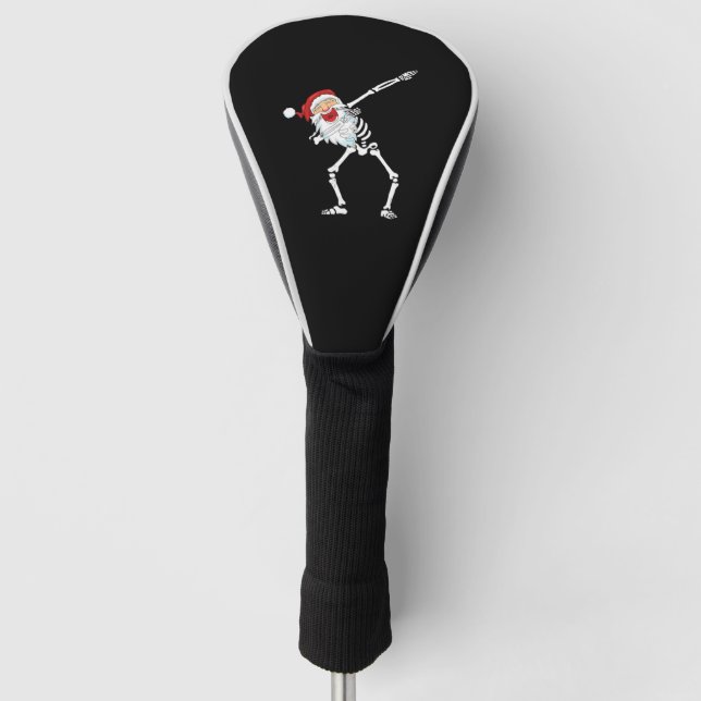 Funda Para Palo De Golf Esqueleto de baile de Dabbing Santa Dab (Anverso)