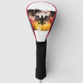 Funda Para Palo De Golf Estandarte alemán grunge - Águila alemana