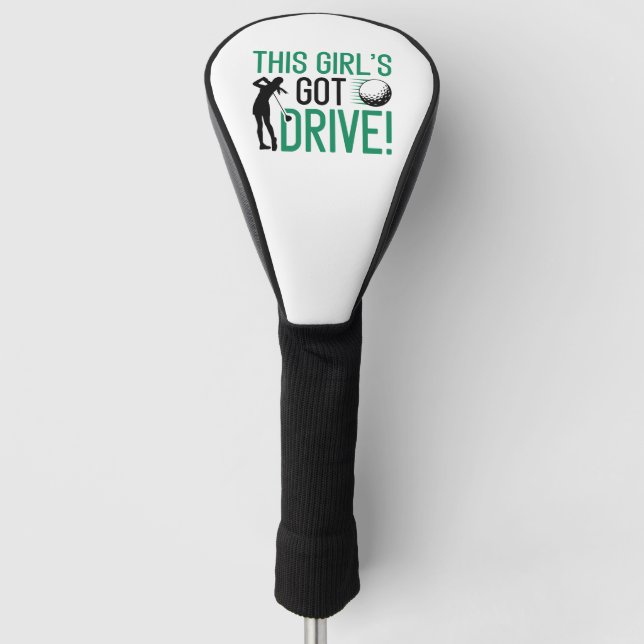 Funda Para Palo De Golf Este Chica tiene impulso (Anverso)
