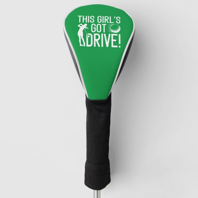 Funda Para Palo De Golf Este Chica tiene impulso (Anverso)