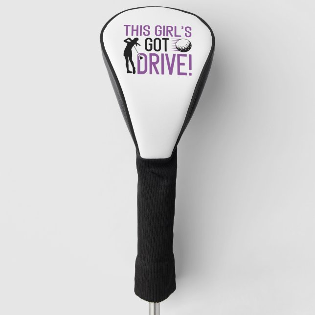 Funda Para Palo De Golf Este Chica tiene impulso (Anverso)