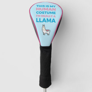 Funda Para Palo De Golf Este Es Mi Disfraz Humano - Llama Edition I