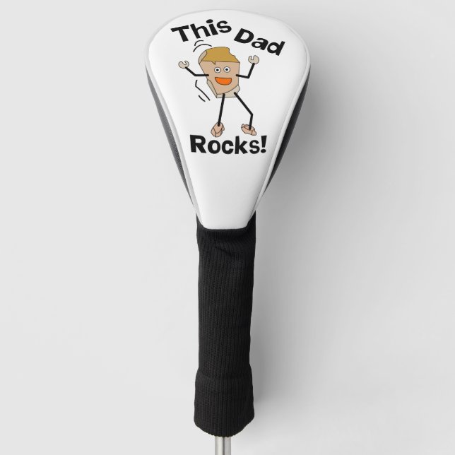 Funda Para Palo De Golf Este papá Rocks (Anverso)