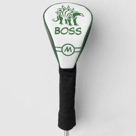 Funda Para Palo De Golf Estegosaurio verde forestal de dinosaurio