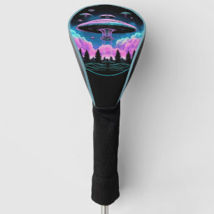 Funda Para Palo De Golf Estética de la invasión extranjera de los OVNIS