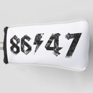 Funda Para Palo De Golf Estilo de rock 80 retro anti Trump