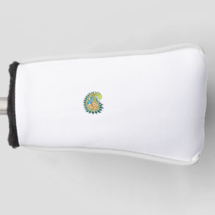 Funda Para Palo De Golf Estilo decorativo, verde azul oscuro, wattle