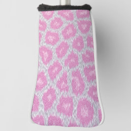 Funda Para Palo De Golf Estilo Leopardo de las nieves - Rosa plateado