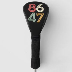 Funda Para Palo De Golf Estilo Retro Años 80 Antitrump 86 47 Vintage