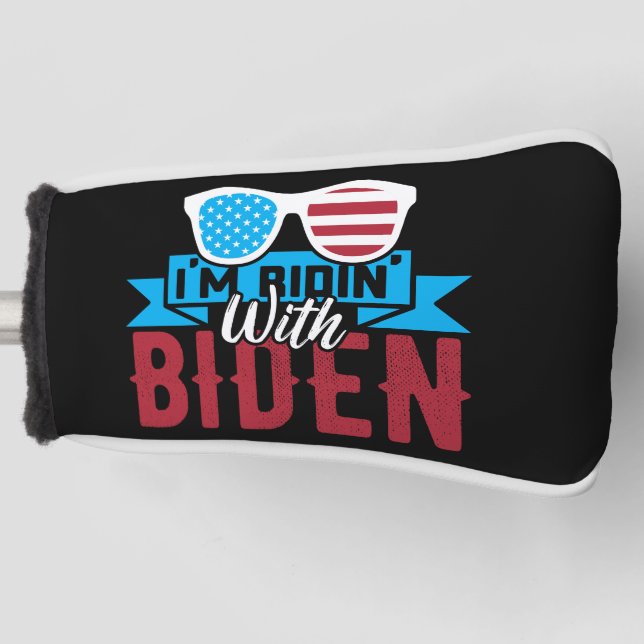 Funda Para Palo De Golf Estoy Ridin con Biden (Anverso)