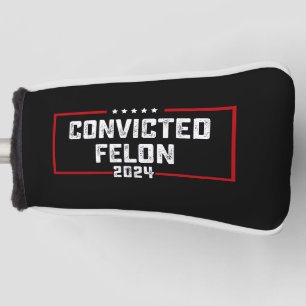 Funda Para Palo De Golf Estoy votando por el delincuente convicto Pro Trum