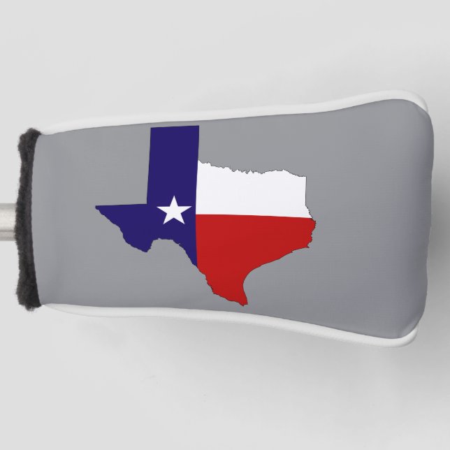 Funda Para Palo De Golf Estrella Solitaria de Texas (Anverso)