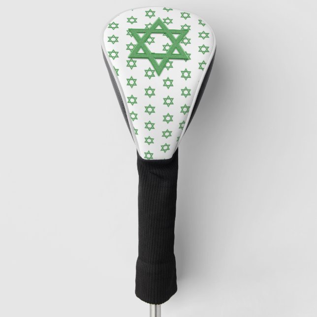 Funda Para Palo De Golf Estrella Verde de David Seamless (Anverso)