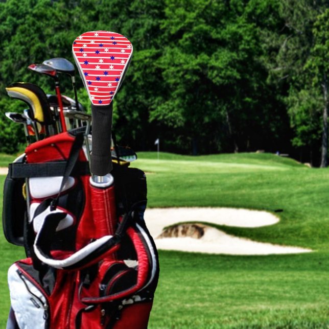 Funda Para Palo De Golf Estrellas de bandera (Display a touch of the American flag, when you use this Flag Stars Golf Club Cover!)