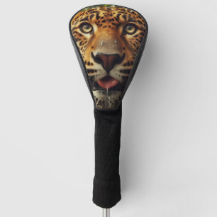 Funda Para Palo De Golf Estrellas de leopardo mientras agita agua en la ju