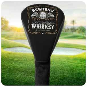 Funda Para Palo De Golf Etiqueta de teclado antiguo para alcohol casero Añ