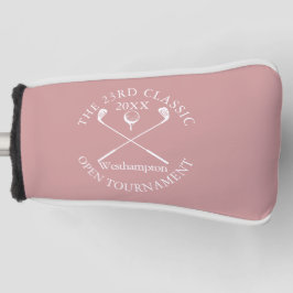 Funda Para Palo De Golf Evento Clásico Torneo de Golf Rosa Polvo Rosa