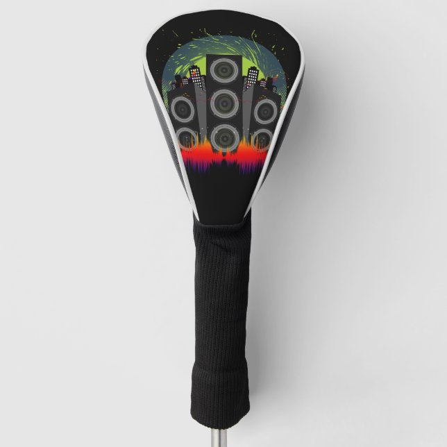 Funda Para Palo De Golf Explosión de altavoz (Anverso)