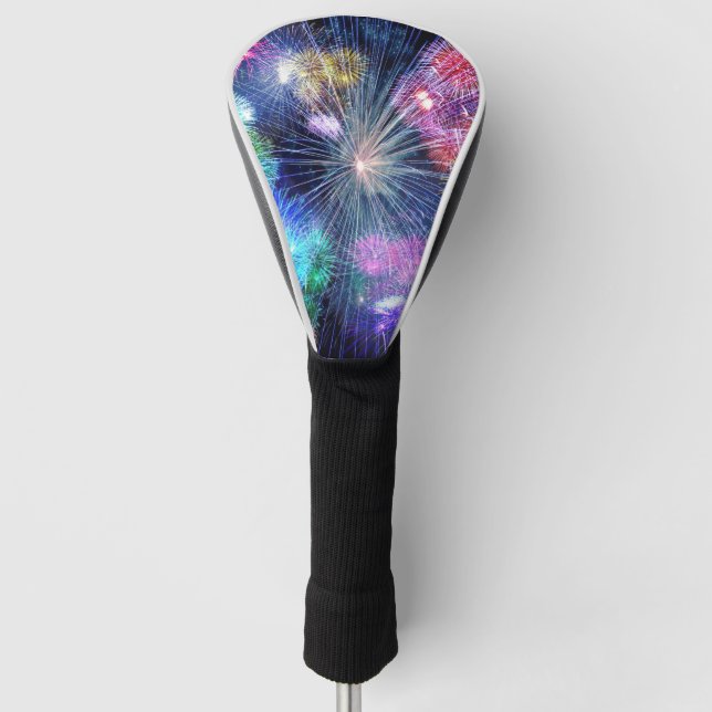 Funda Para Palo De Golf Explosión de fuegos artificiales (Anverso)